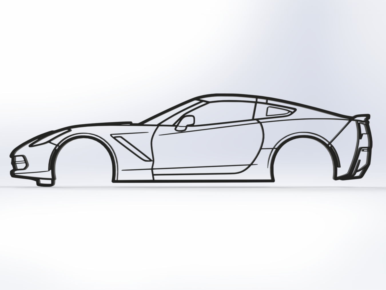 Chevrolet C7 Corvette Wall Art