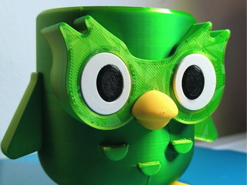 DuoCup – Brush Buddy Inspired by Duolingo