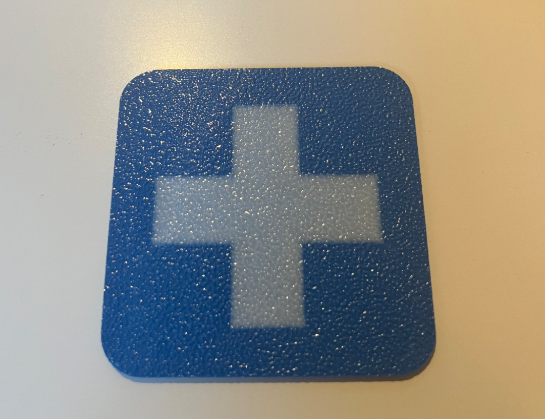 First Aid cross sign