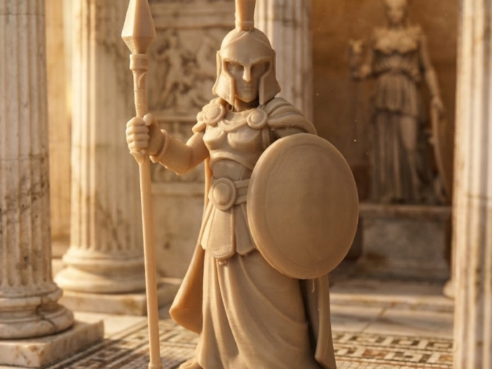 Minerva (Roman) / Athena (Greek) – Statue - 10 cm