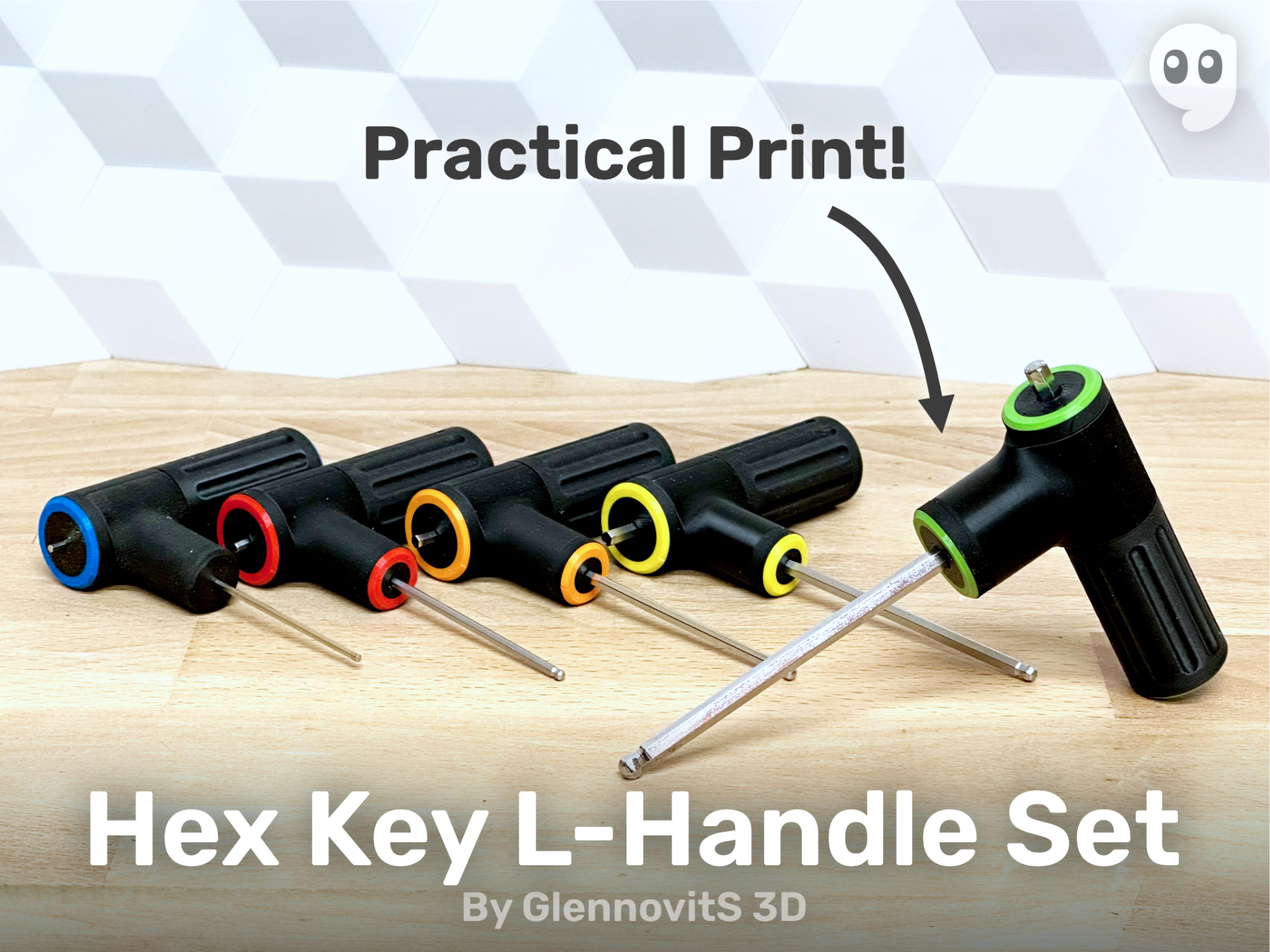 Hex-key L-Handle Set (metric - customize tools)