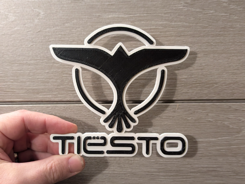 DJ Tiesto logo sign plaque 2-sizes