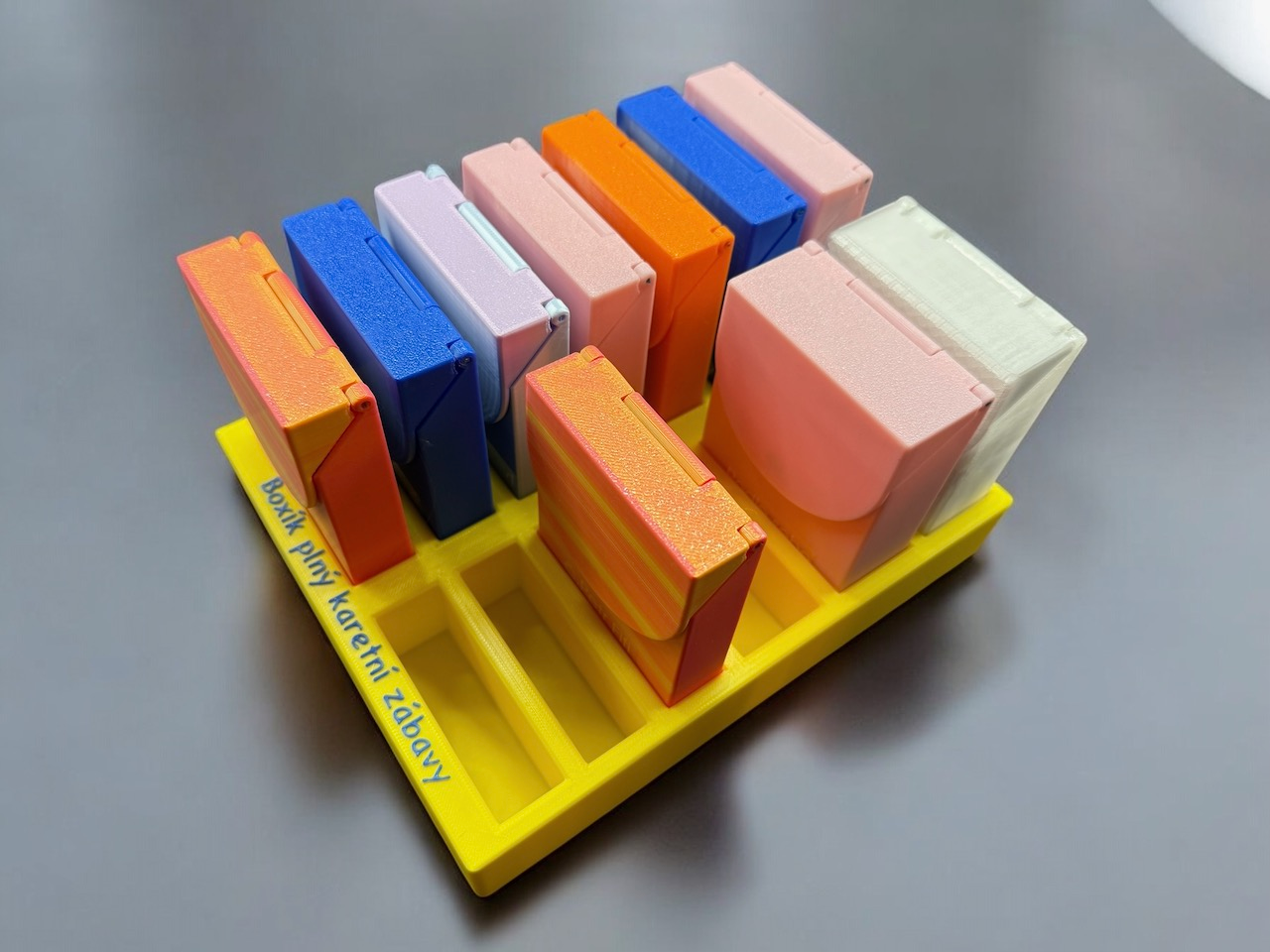 Storage box for card boxes