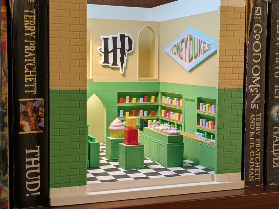 Harry Potter Honeydukes candy shop Book Nook