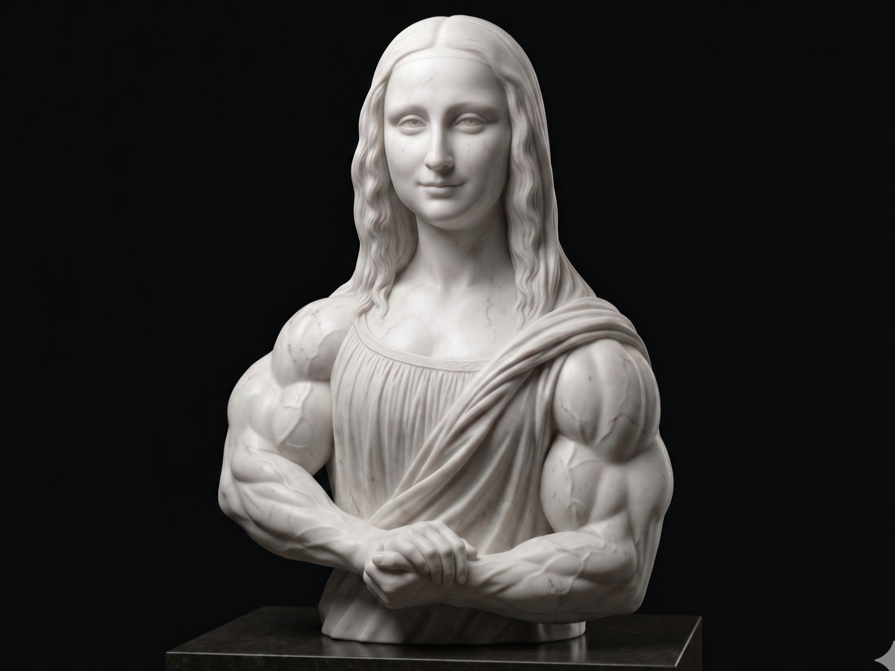 Masalisa (Monalisa with muscles)