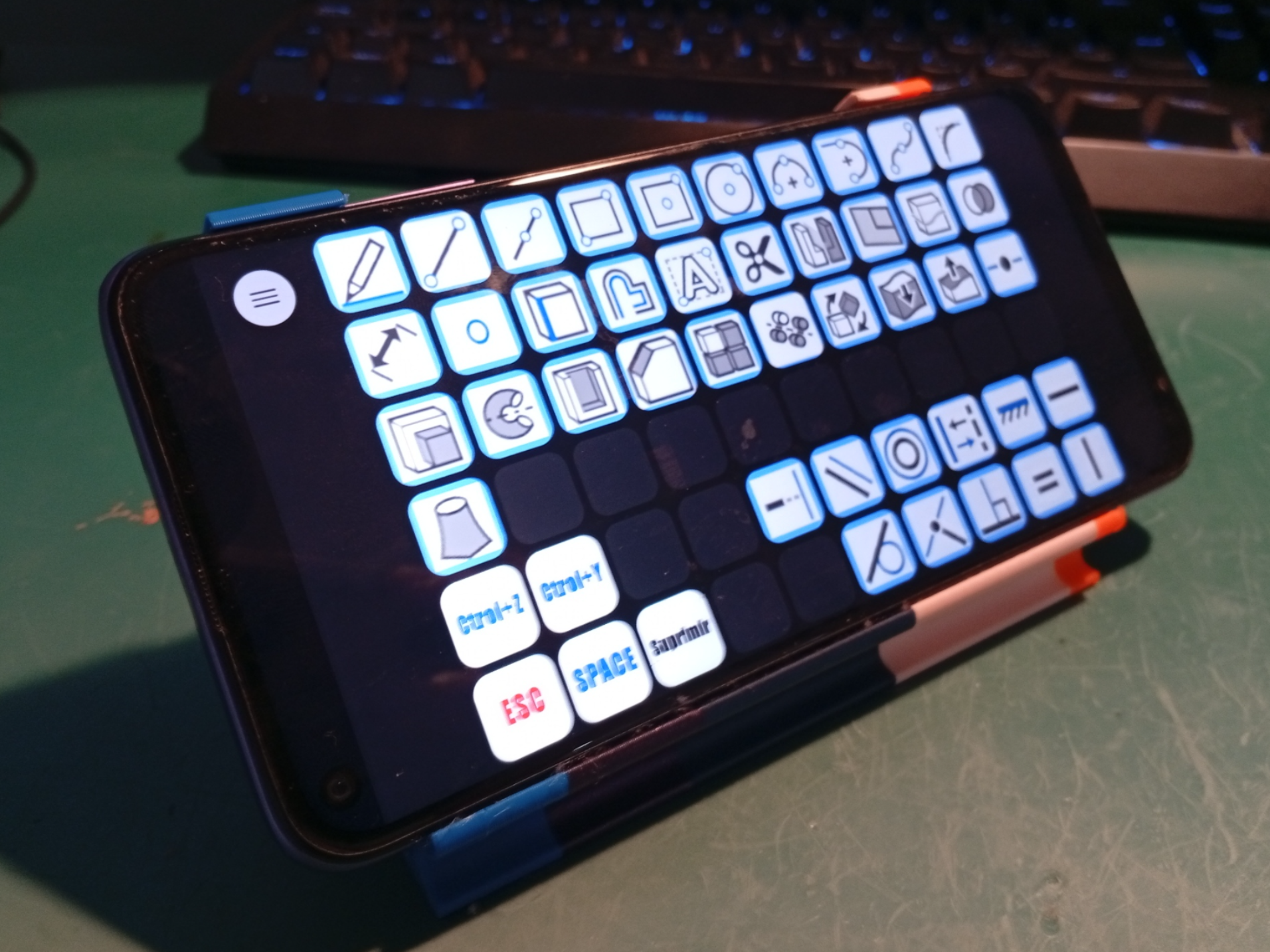 Soporte Stream Deck para móvil