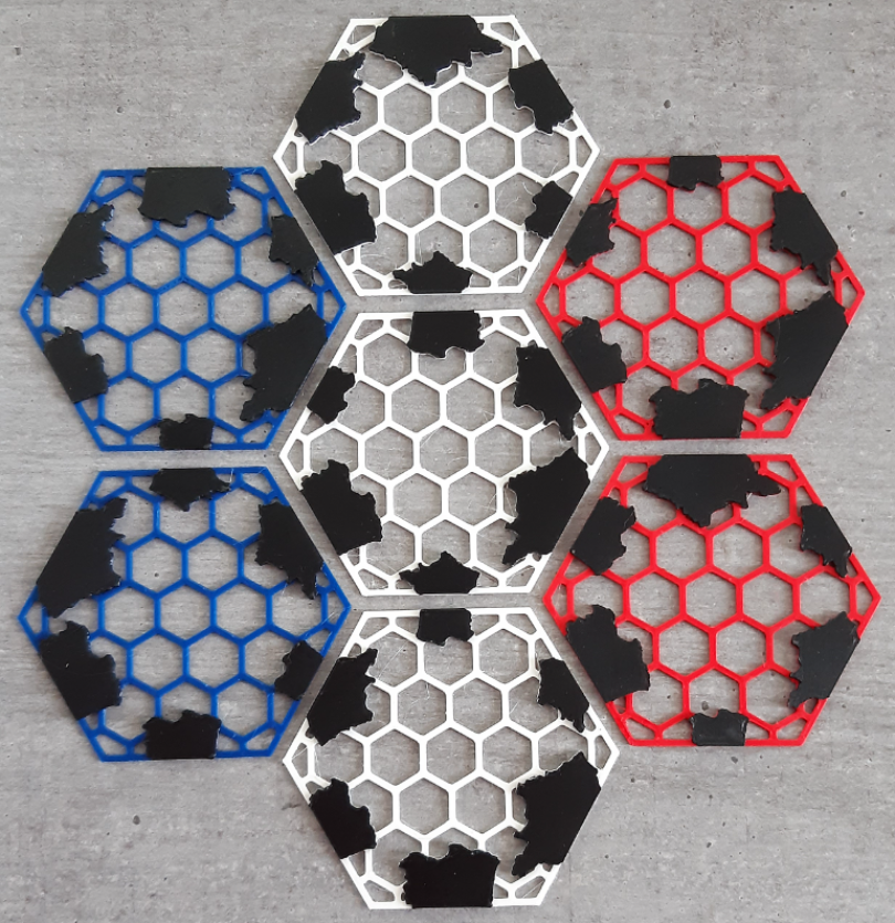 L'Hexagone - France themed hexagonal puzzle