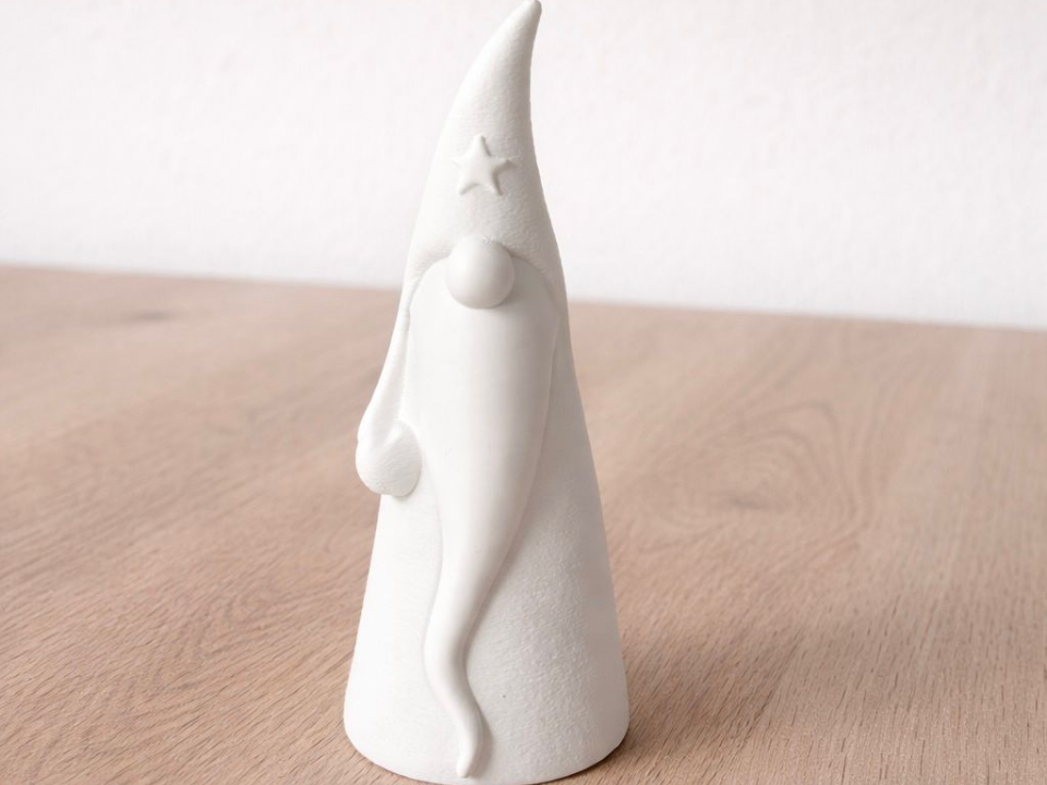 Gnomo decorativo minimal winter gnome