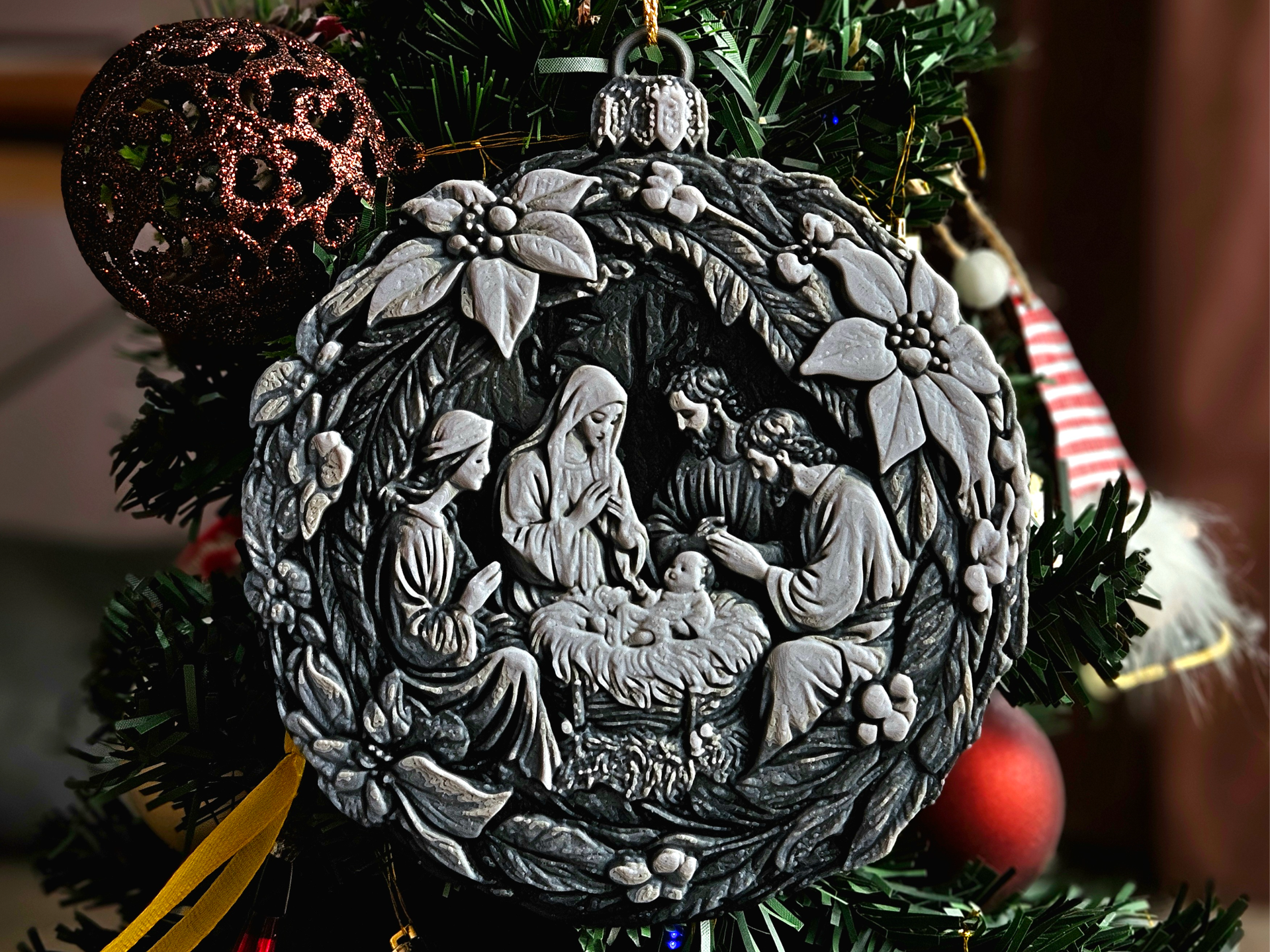 The Nativity of Jesus - Bauble Cristmas Ornament