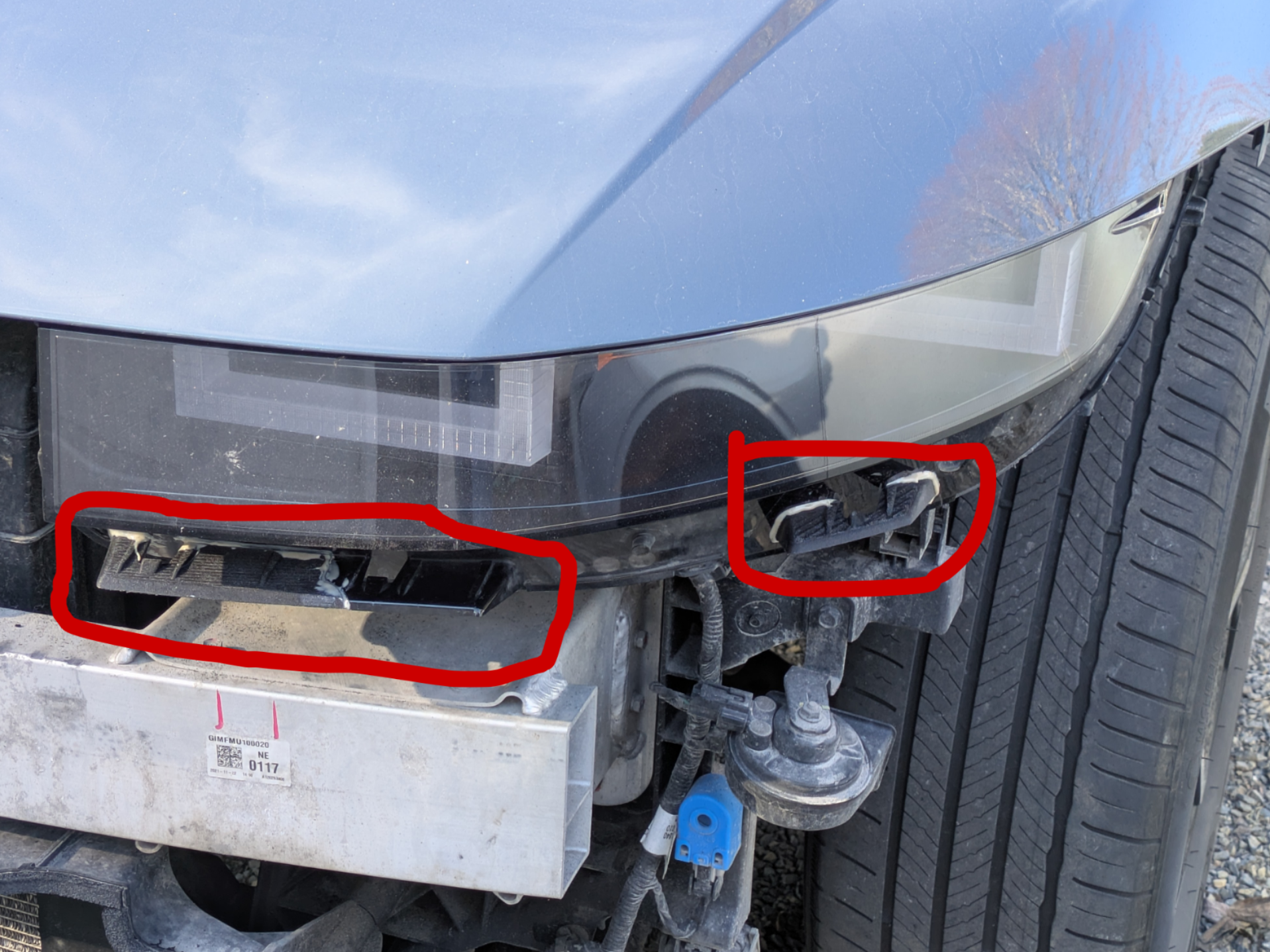2022 IONIQ 5 headlight tabs