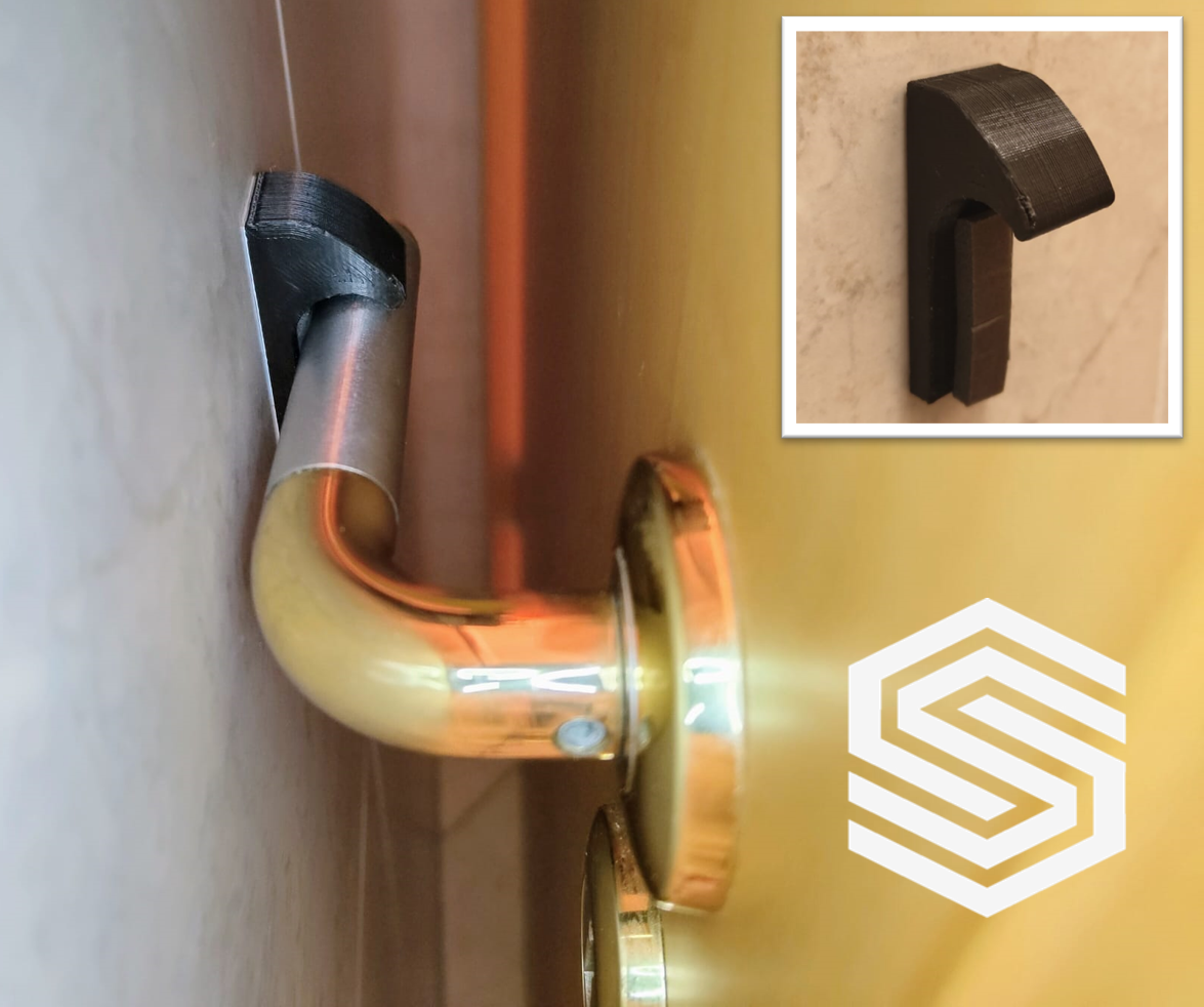 Door stopper / holder 2 in 1