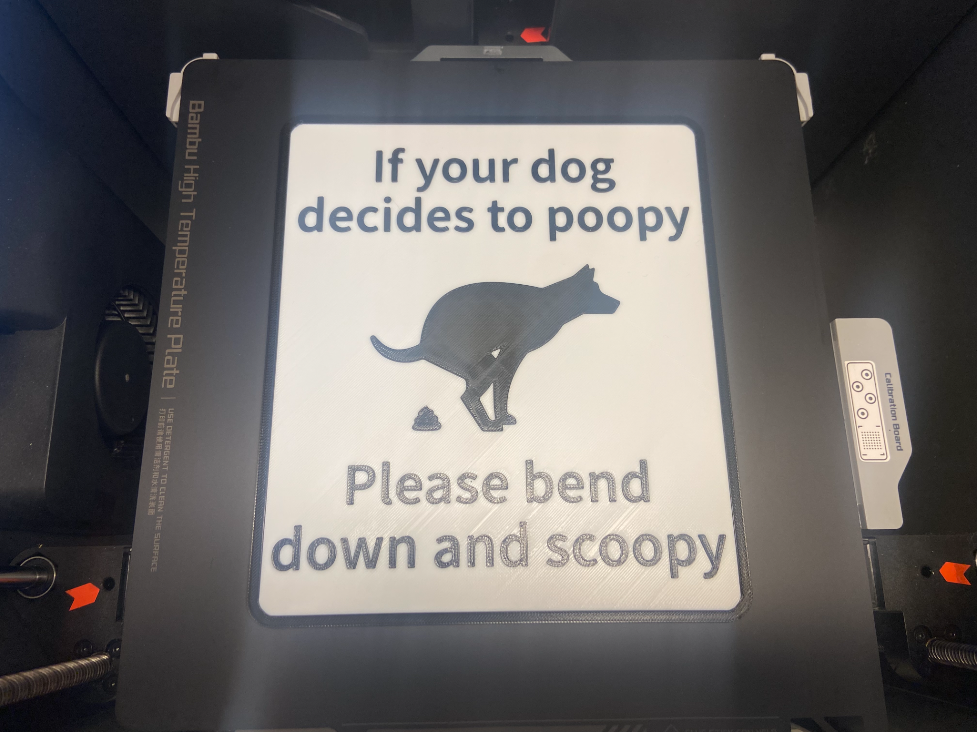 Scoop your dog poop sign