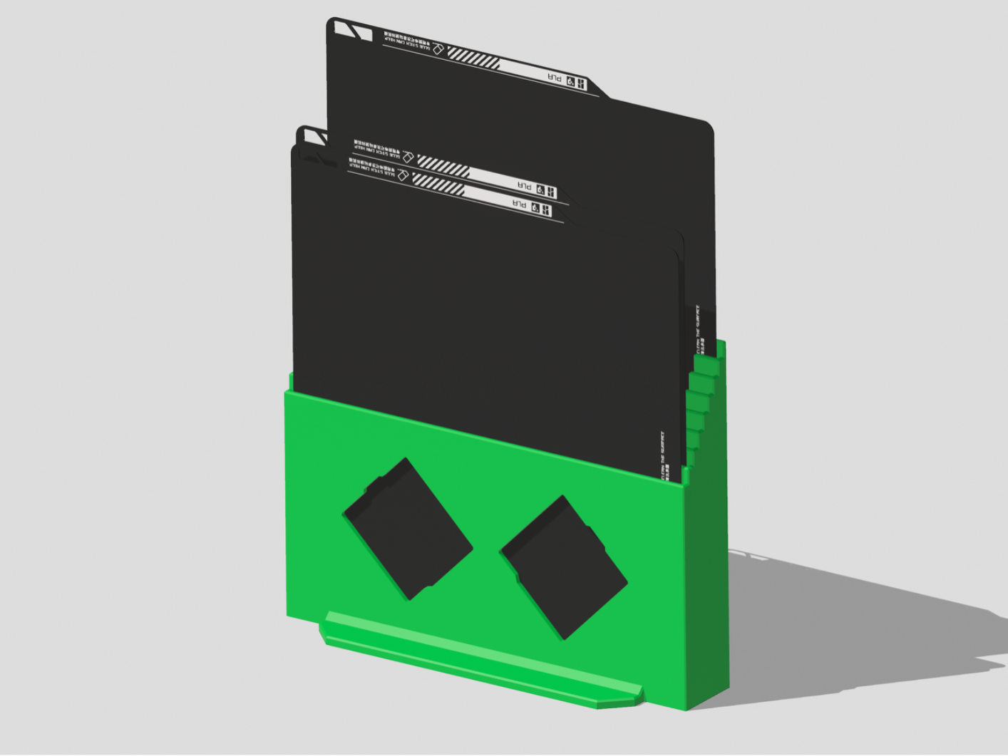 8 print plate staggered holder