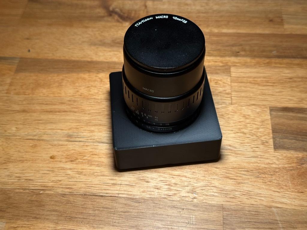 TTArtisans 40mm Macro Fuji X Mount Lens Gridfinity
