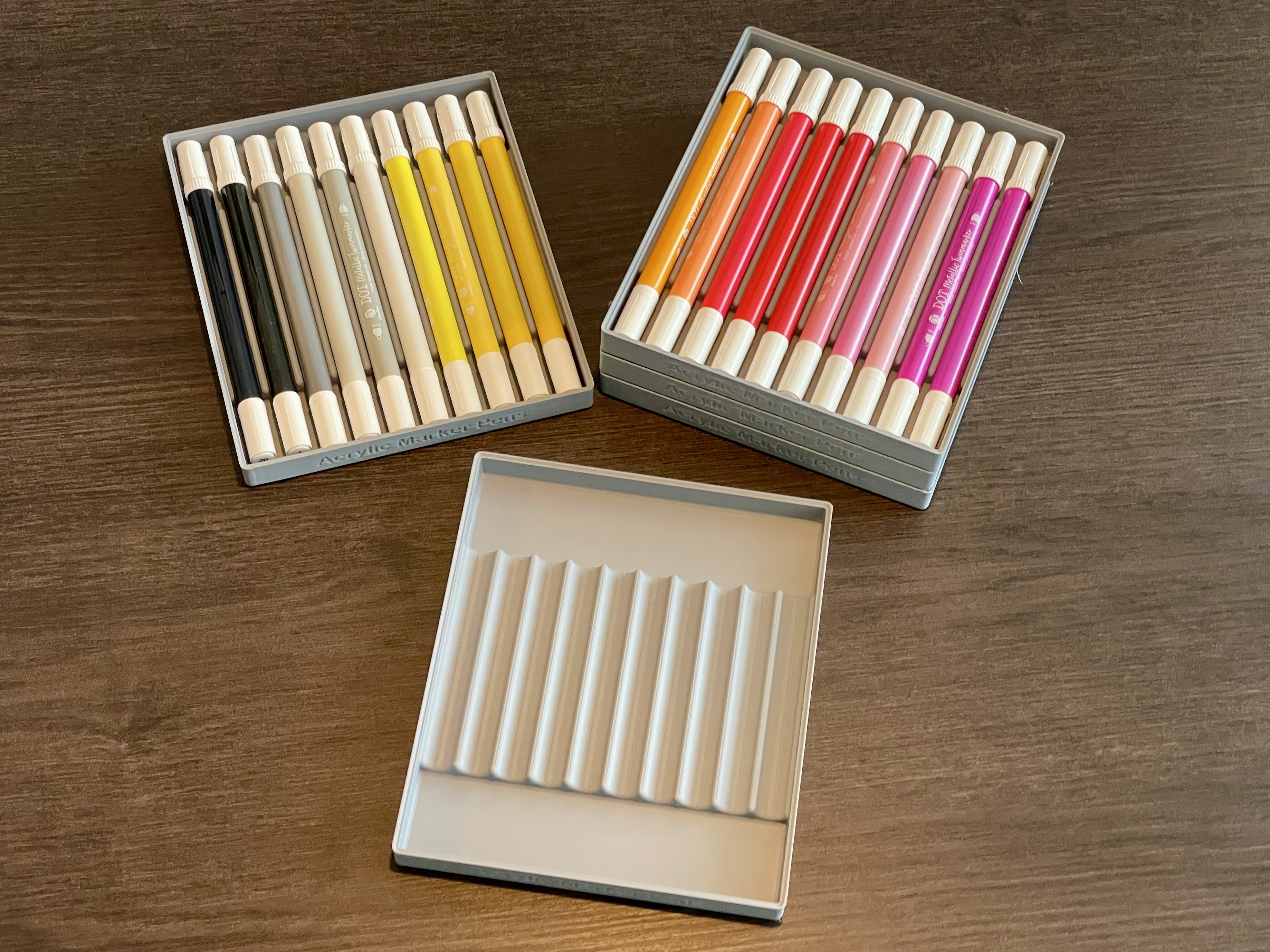 Acrylic Pens Stackable Tray