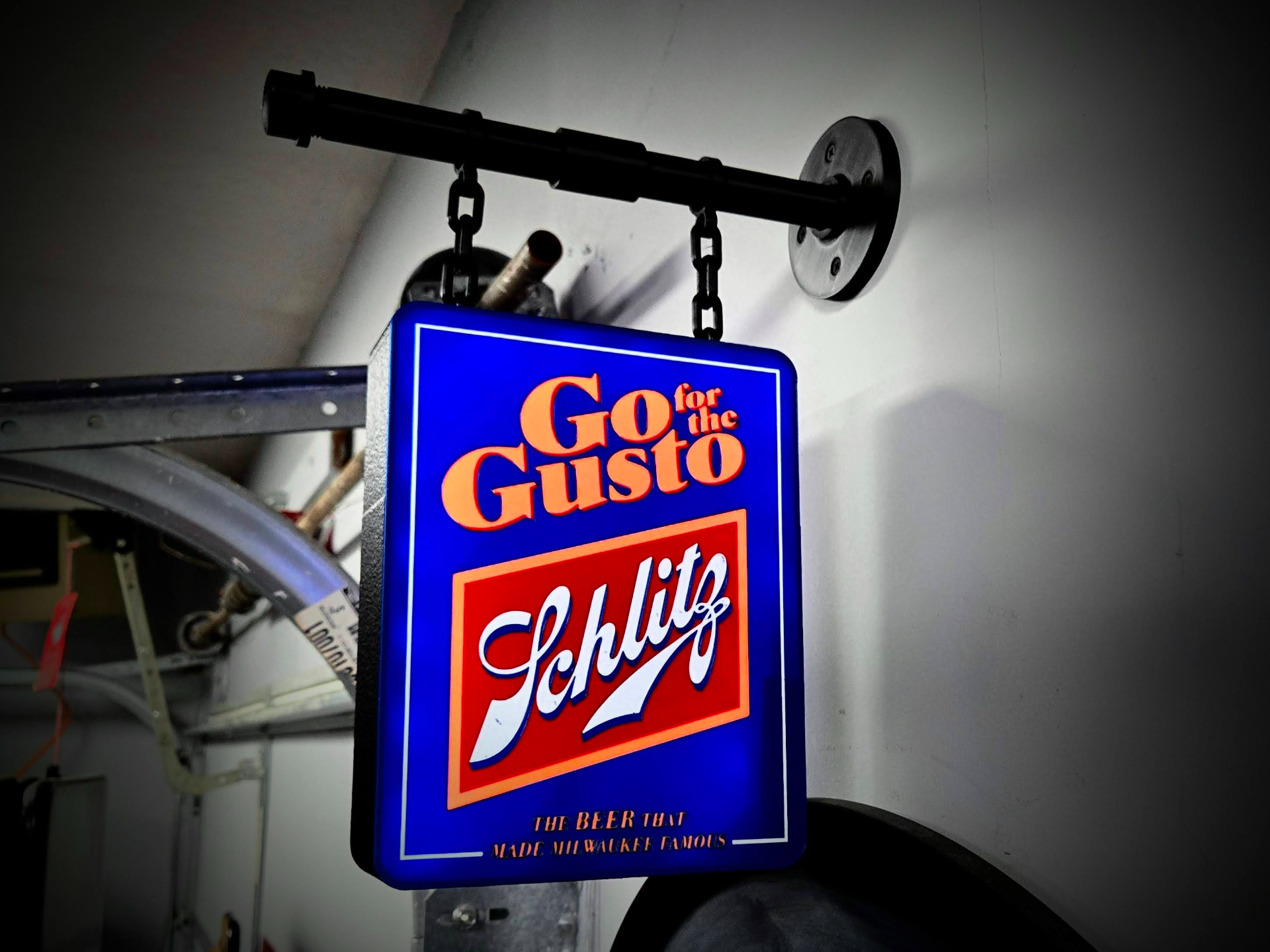 SCHLITZ ~ Double-Sided LED Lightbox Sign