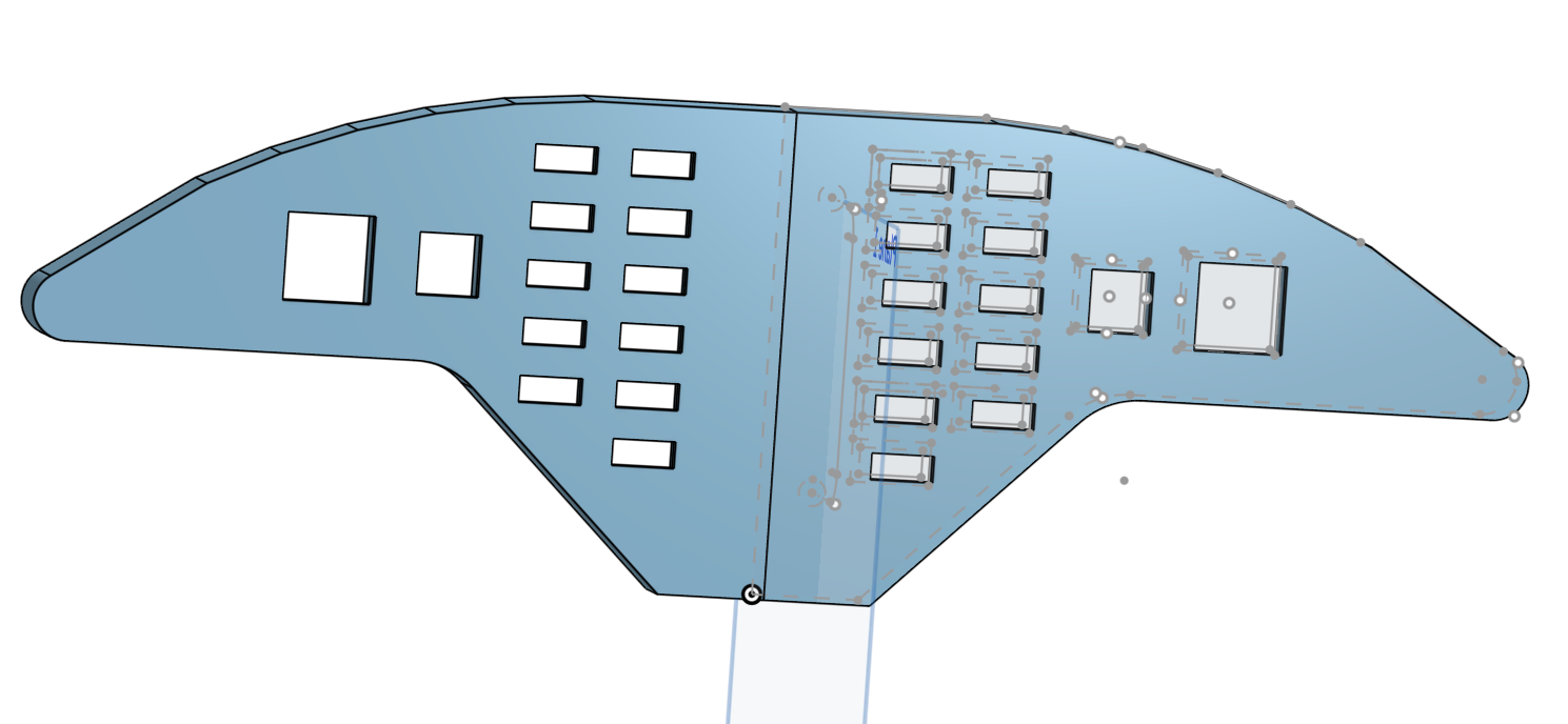 F18 Caution Light Panel