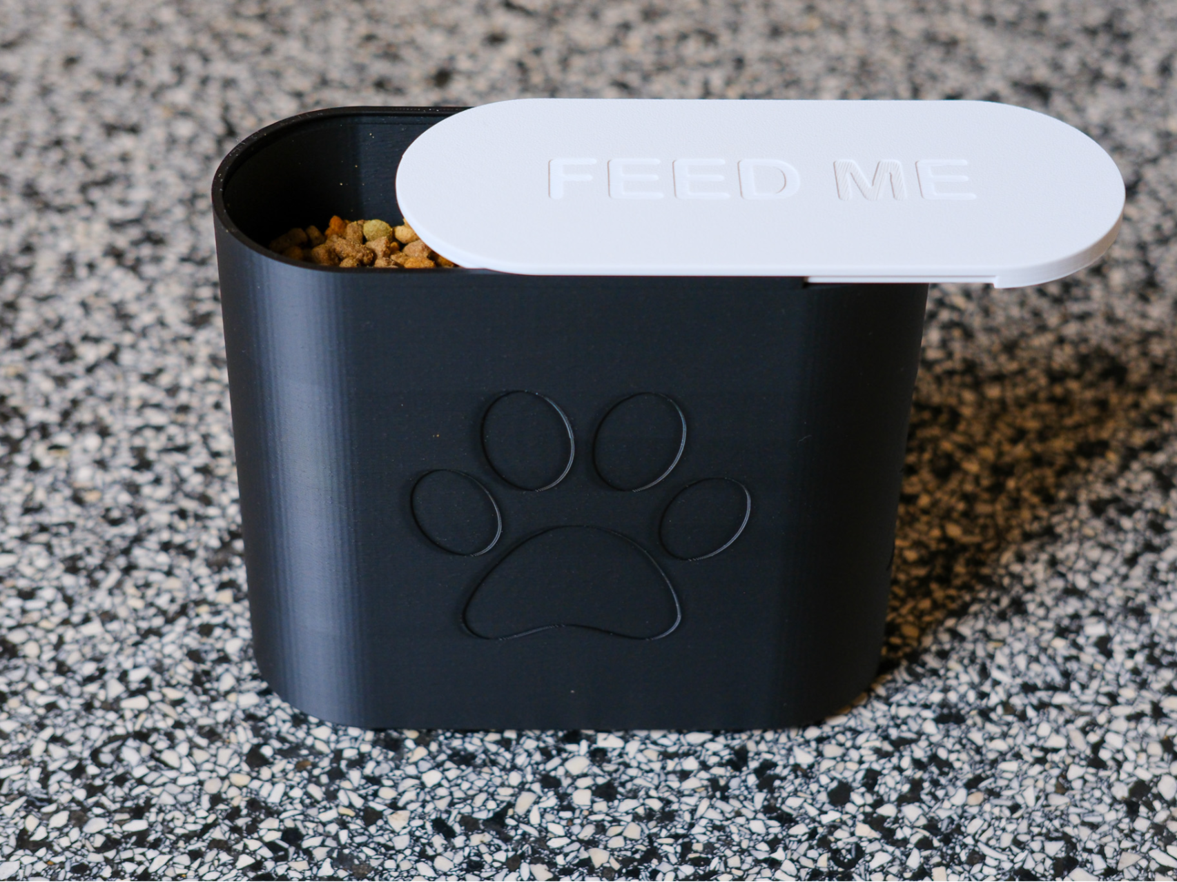 Large Food Container for Pet Food + Sliding Lid