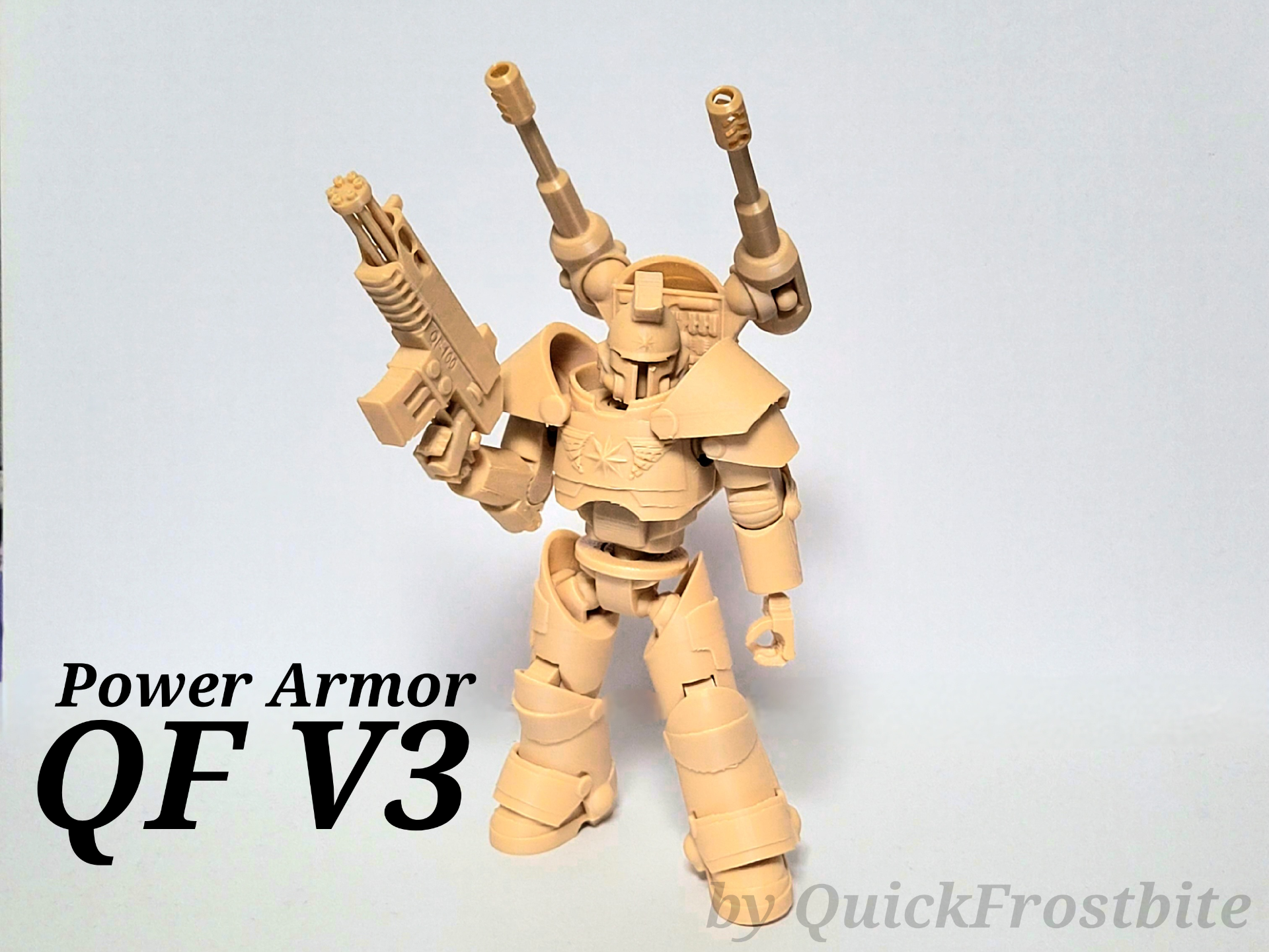 QF V3 Articulated Power Armor Action Figure
