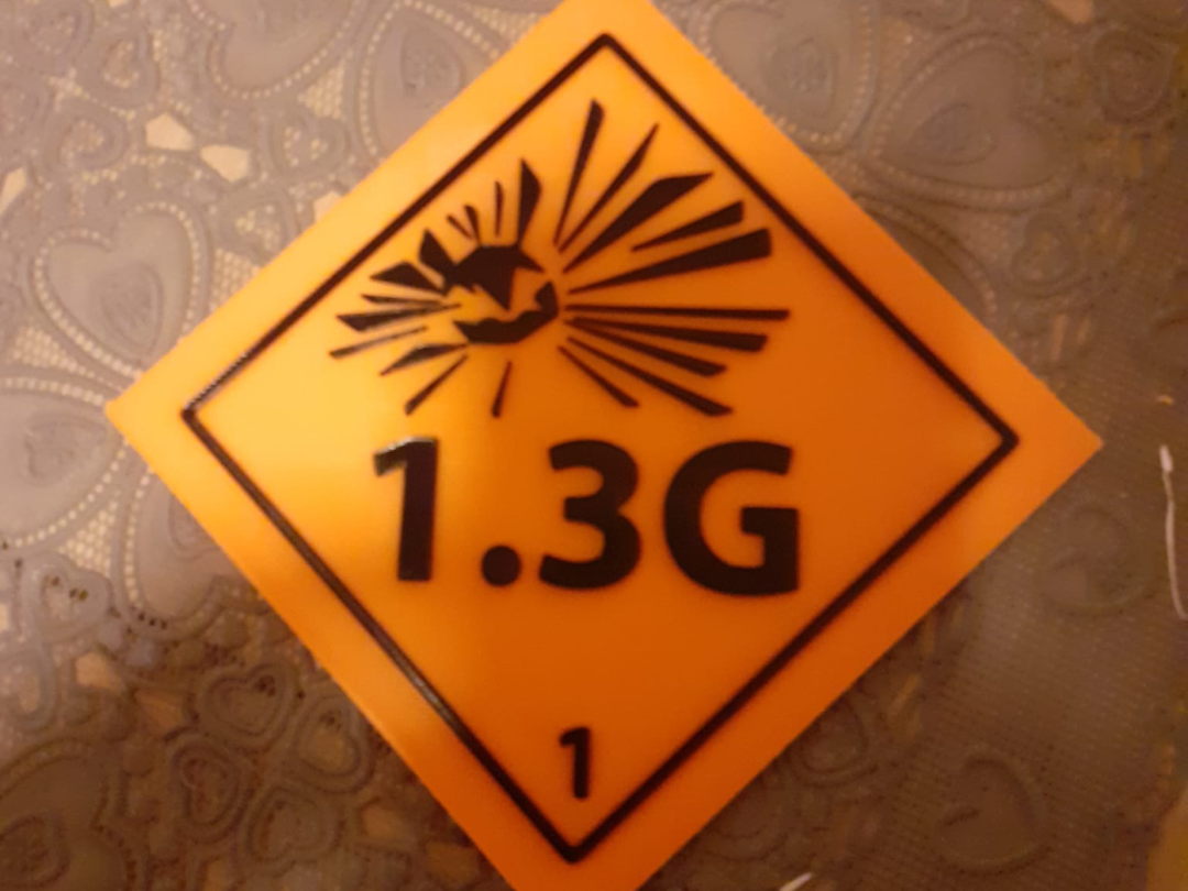 1.3 fireworks  label