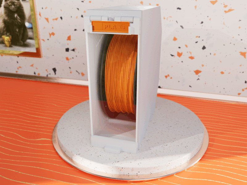FilaVilla: Sleek Storage for Filament Spools