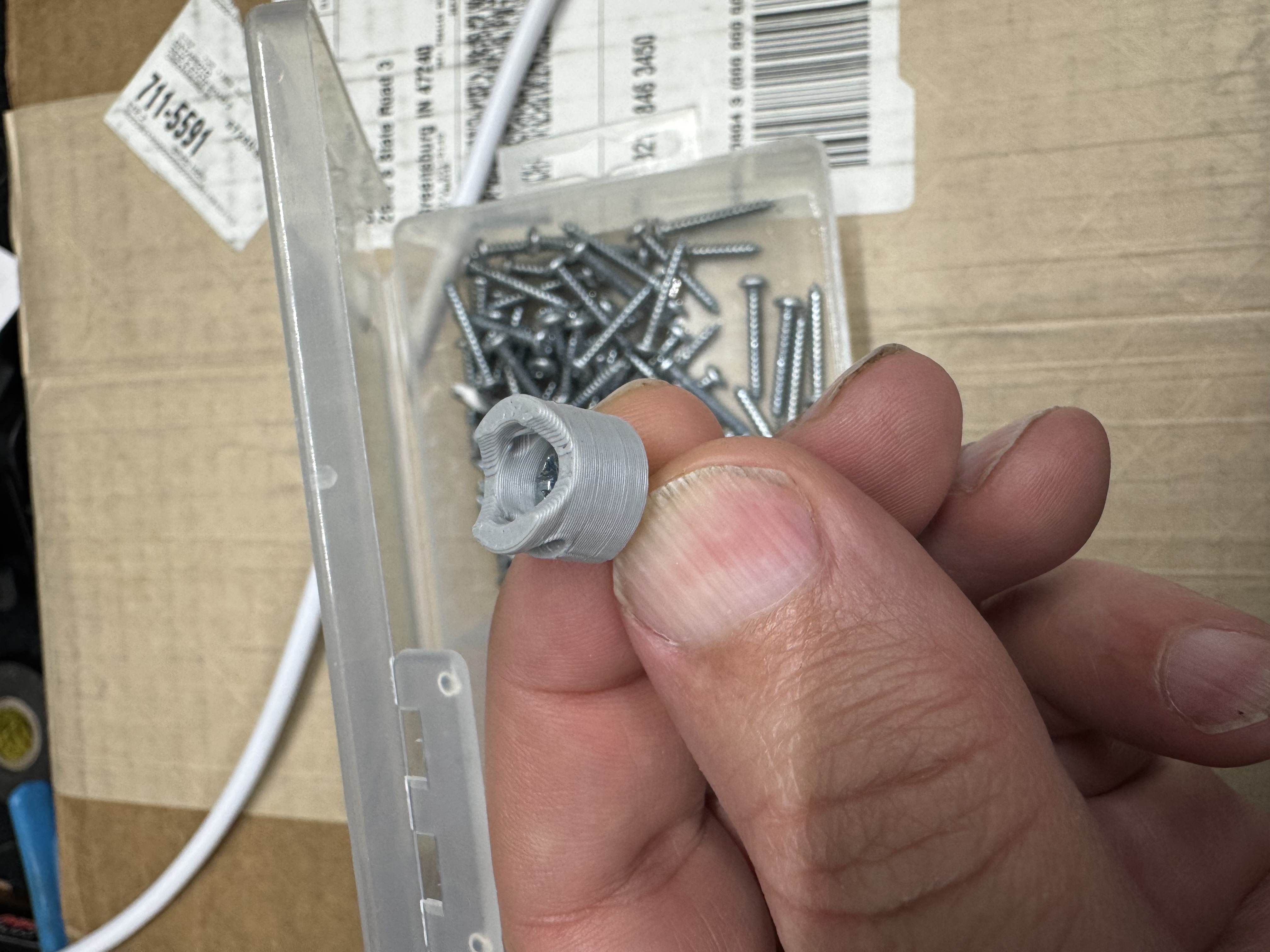 Round Counterbored Zip Tie Mount
