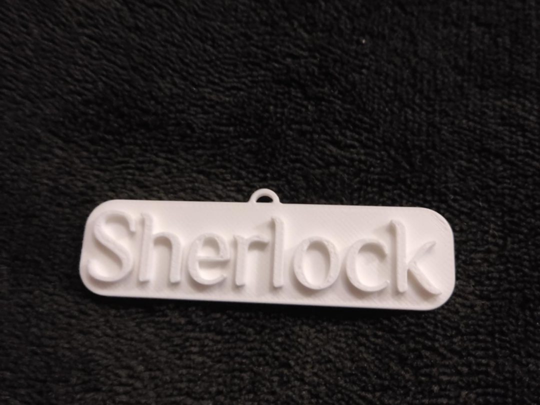 Sherlock keychain