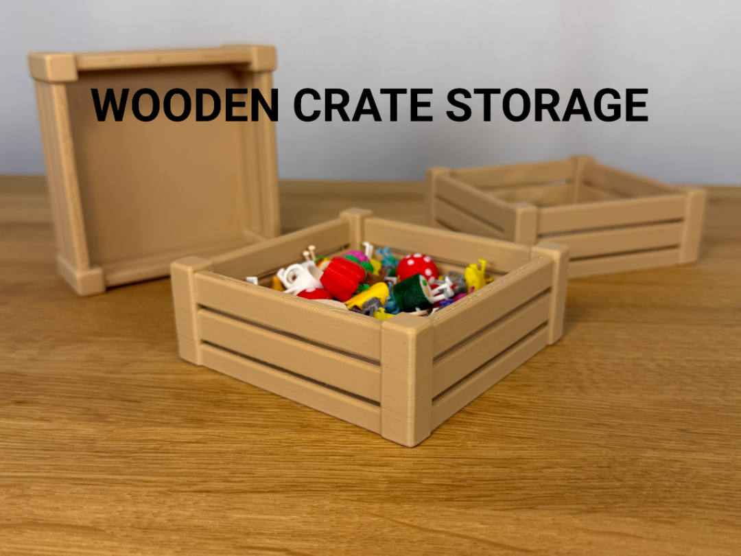 Wooden Crate Storage