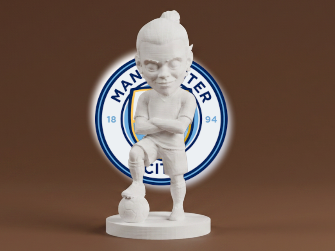 Erling Haaland Chibi – Cute Football Star Figurine