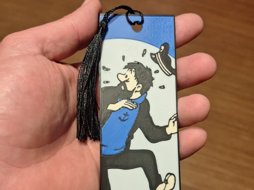 MARCAPAGINAS CAPITAN HADDOCK TINTIN