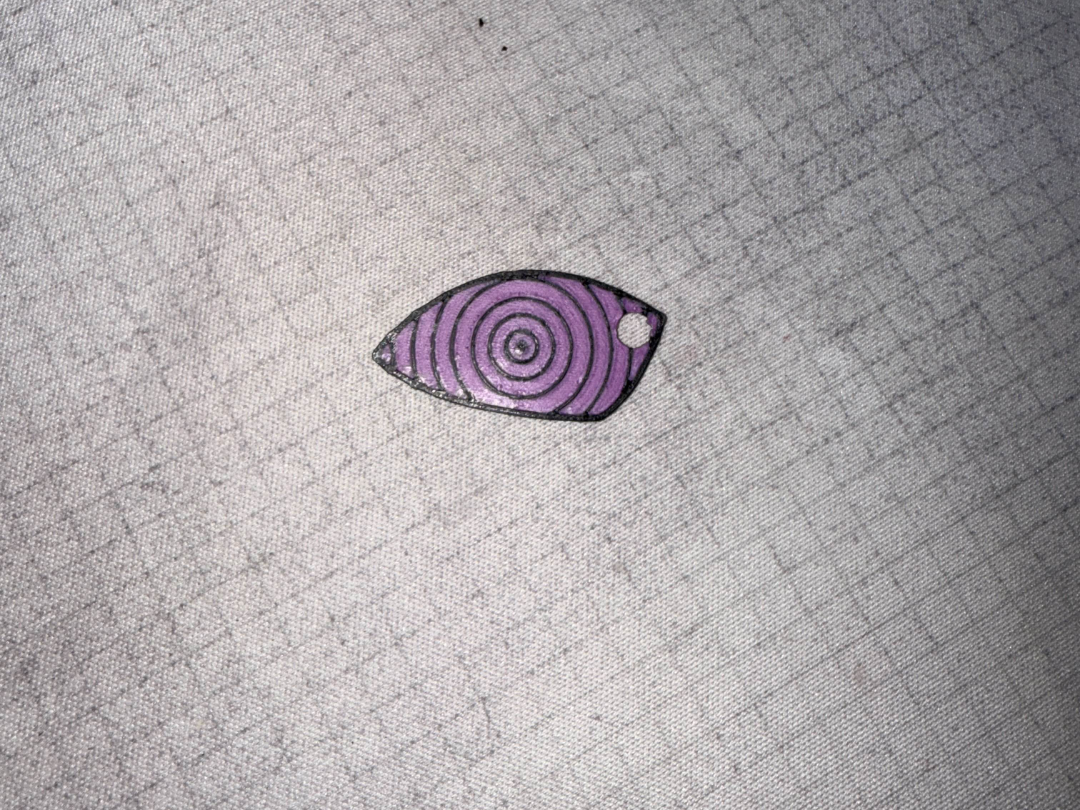 Rinnegan Eye Keychain
