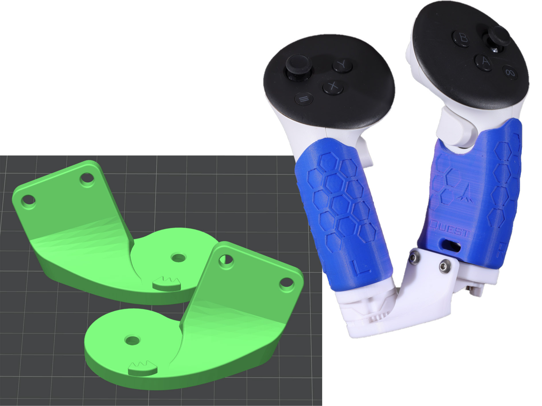 VRX-15 Gunstock Pistol Plate for HL Alyx HL2 VR
