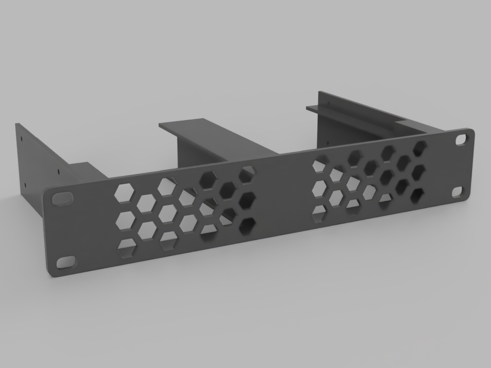 Dual 3.5" HDD + Dual 2.5" SSD 10-inch Rack Mount