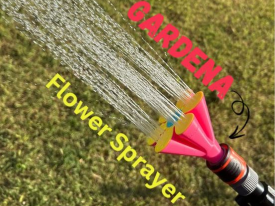 Gardena Flower Garden Hose Spray Nozzle