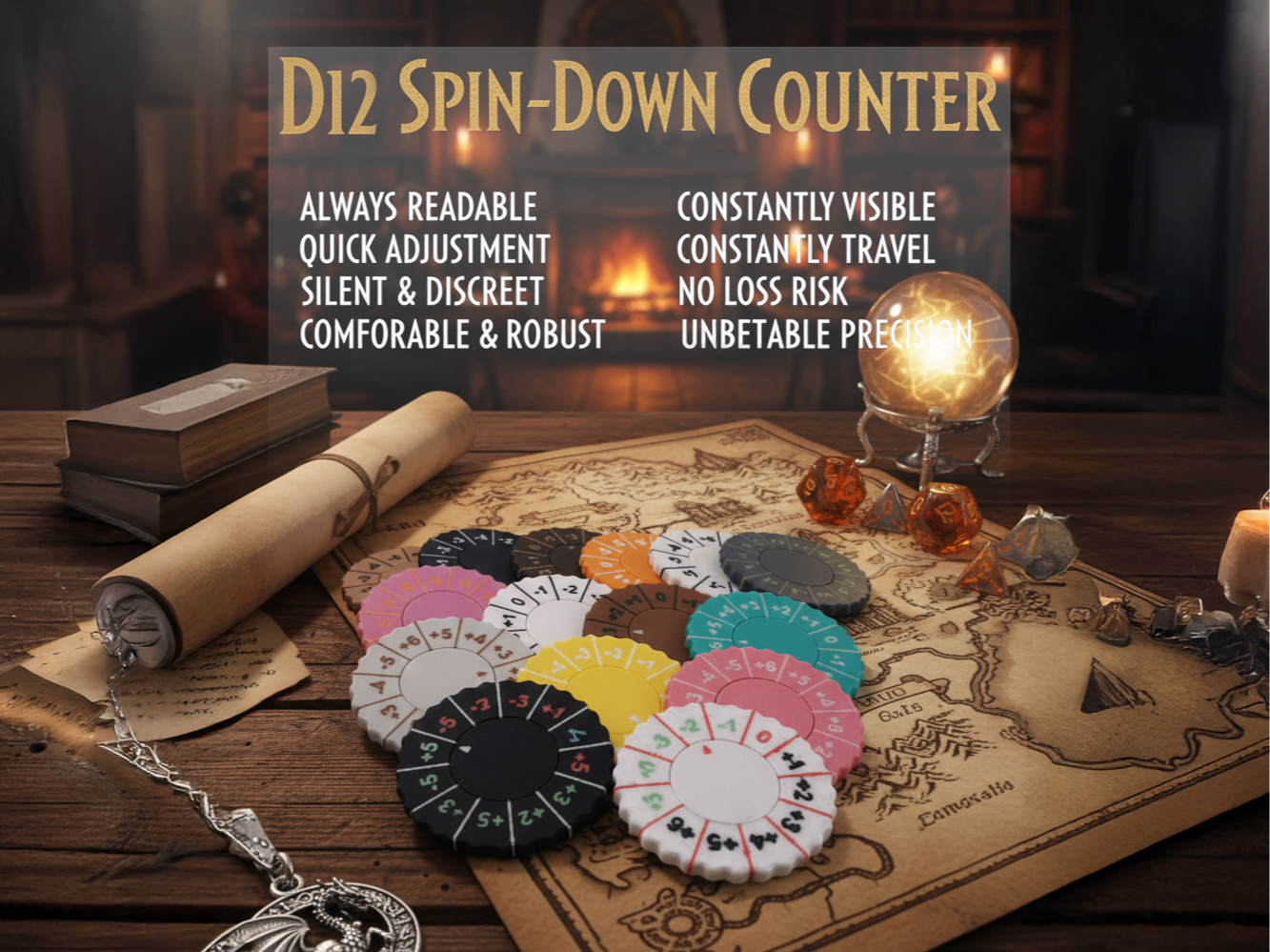 D12 Spin-Down Counter Statistics tracking