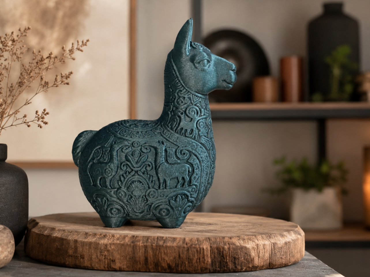 Decorated llama