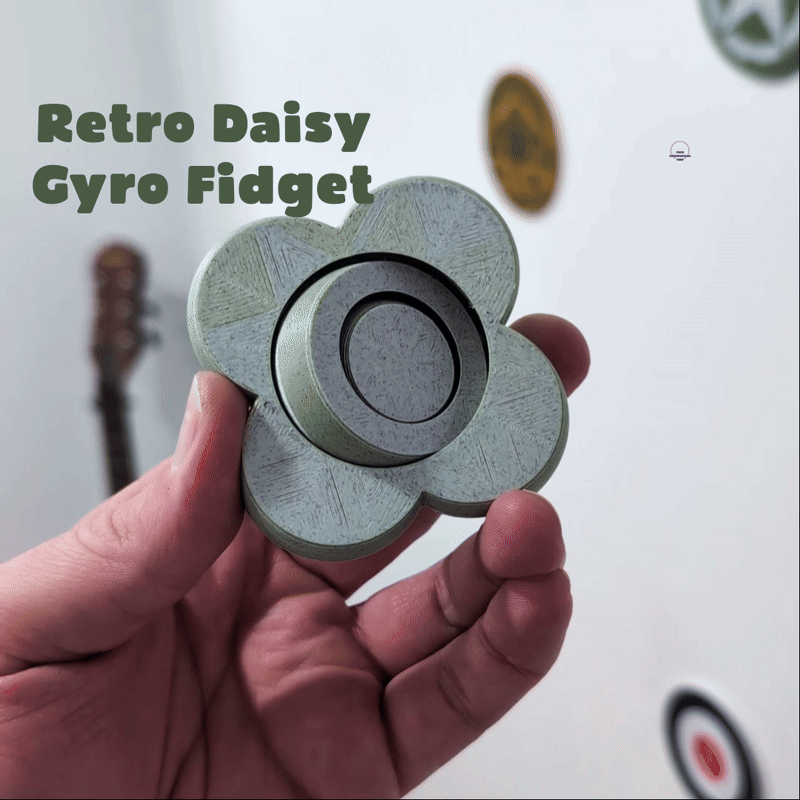 Retro Daisy Gyroid Fidget Flush (Free to Sell)
