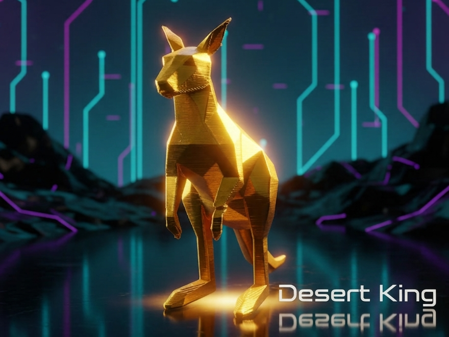 Low Poly Animals - Kangaroo