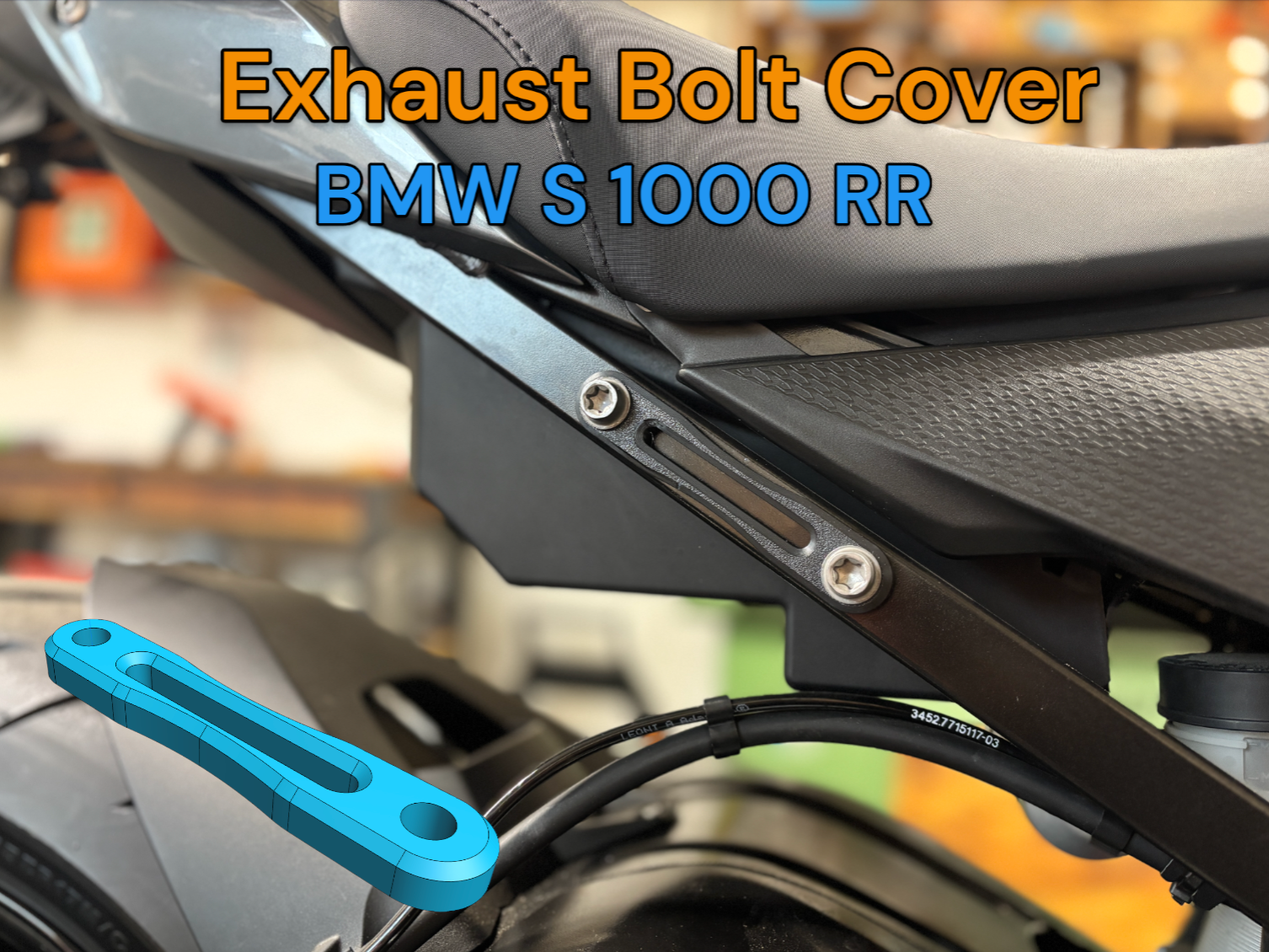 Exhaust Mount Bolt Cover for BMW S 1000 RR