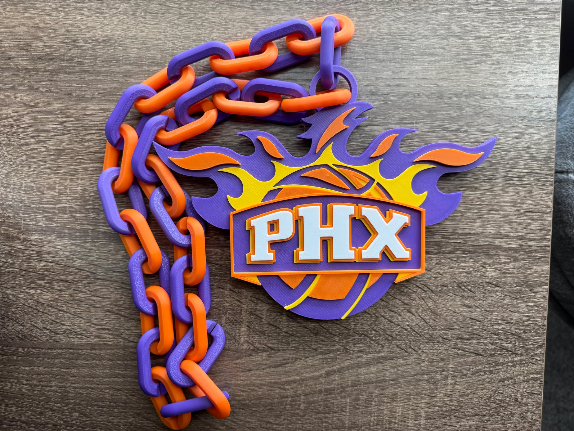 Phoenix Suns Oversized Necklace, Pendant