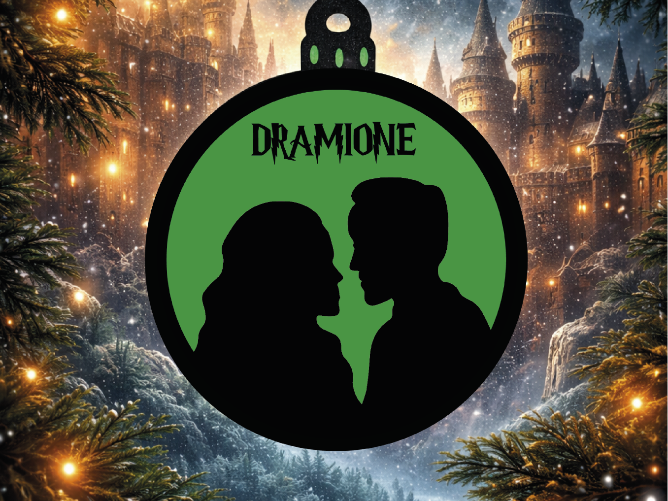 Magical Winter Romance Ornament DRAMIONE
