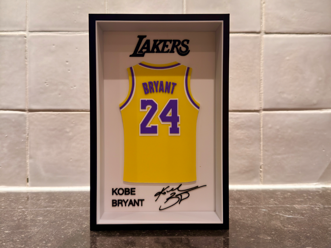 Kobe Bryant - LA Lakers - Jersey Frame