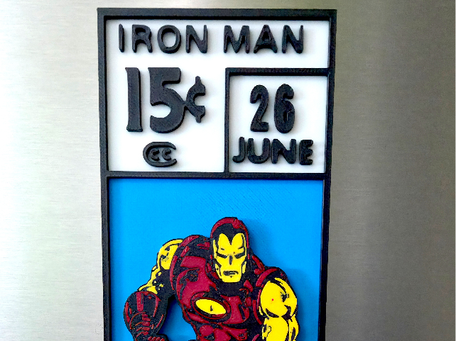 Iron Man Comic Group Corner Box