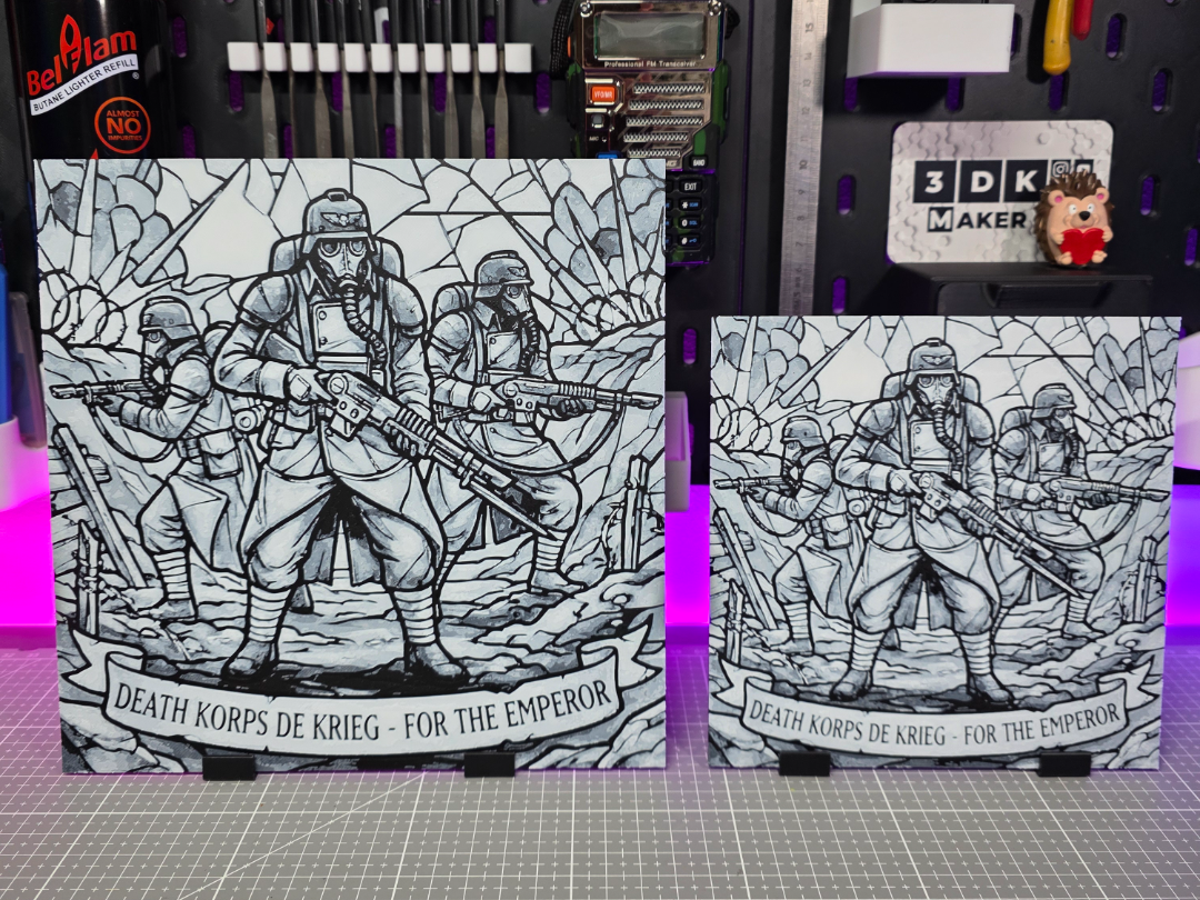 Death Korps de Krieg - Hueforge - Black and White