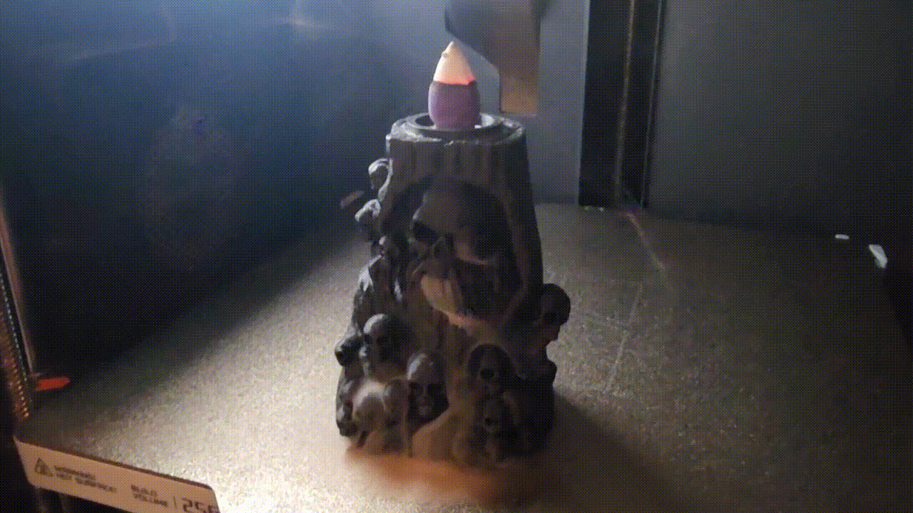 Bearded Skull Back Flow Incense Cone Holder BOO