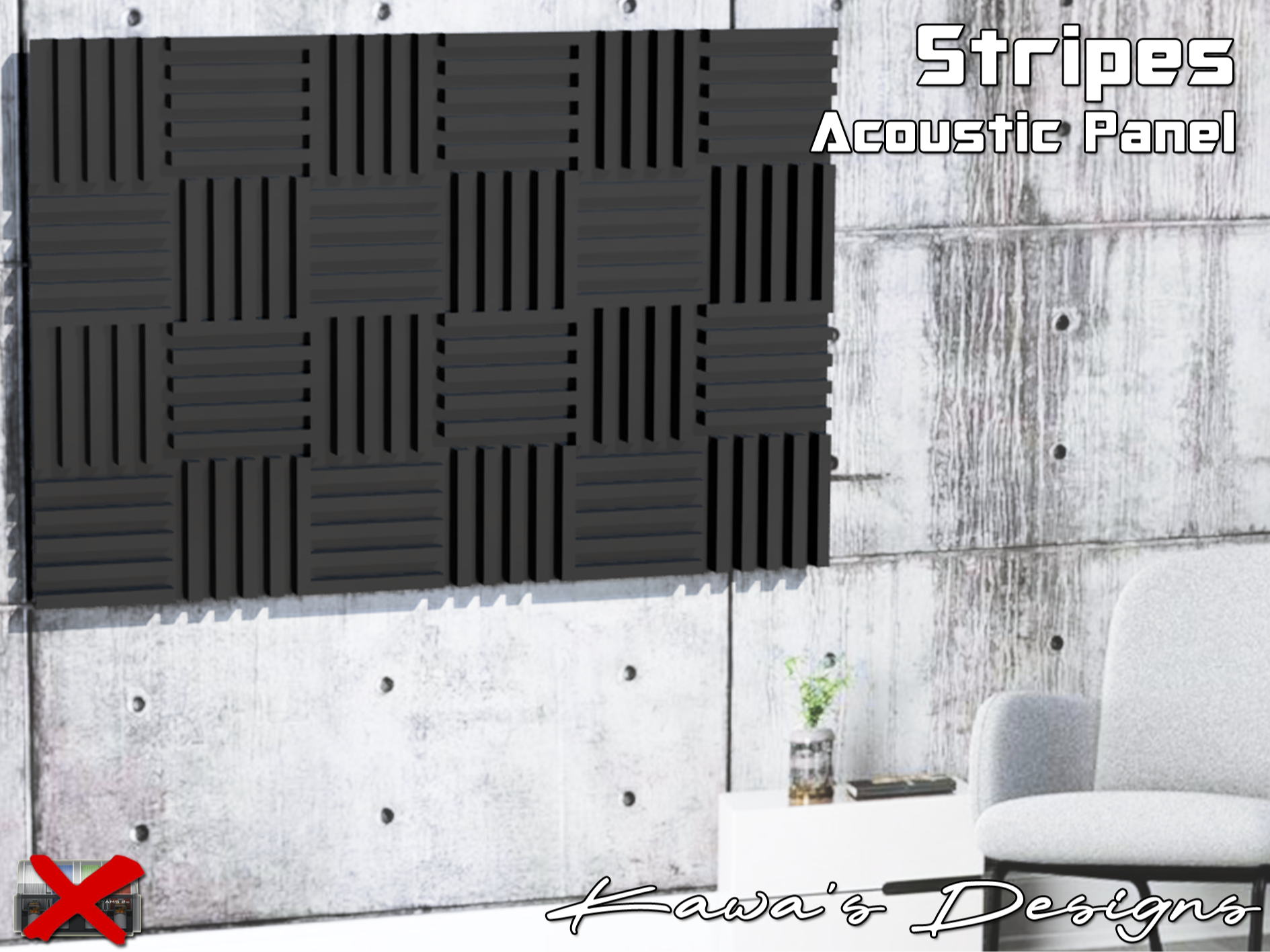 Stripes Acoustic Panel