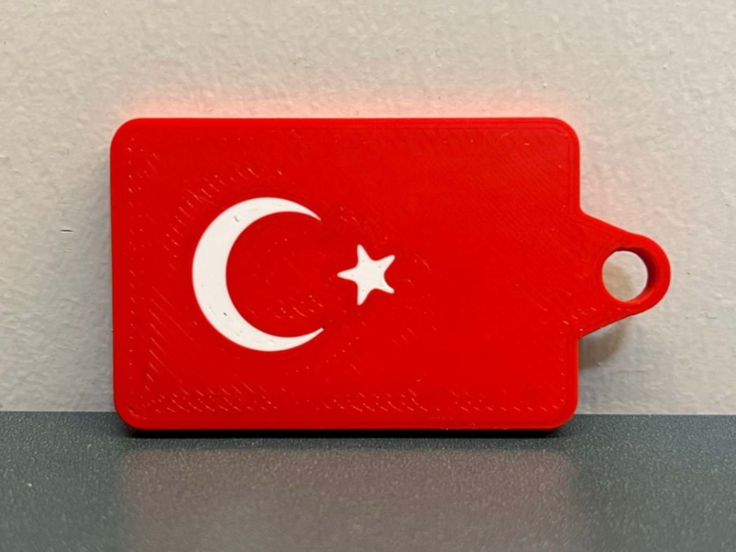 Turkish Flag Keychain - Crescent & Star