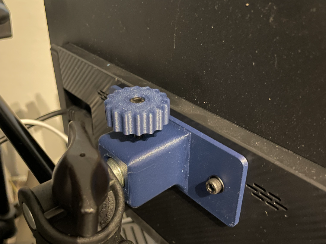 16mm 5/8" Spigot 75mm VESA mount - Rectangular