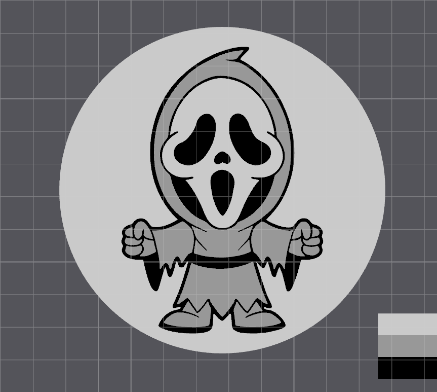 Ghostface Chibi Coaster