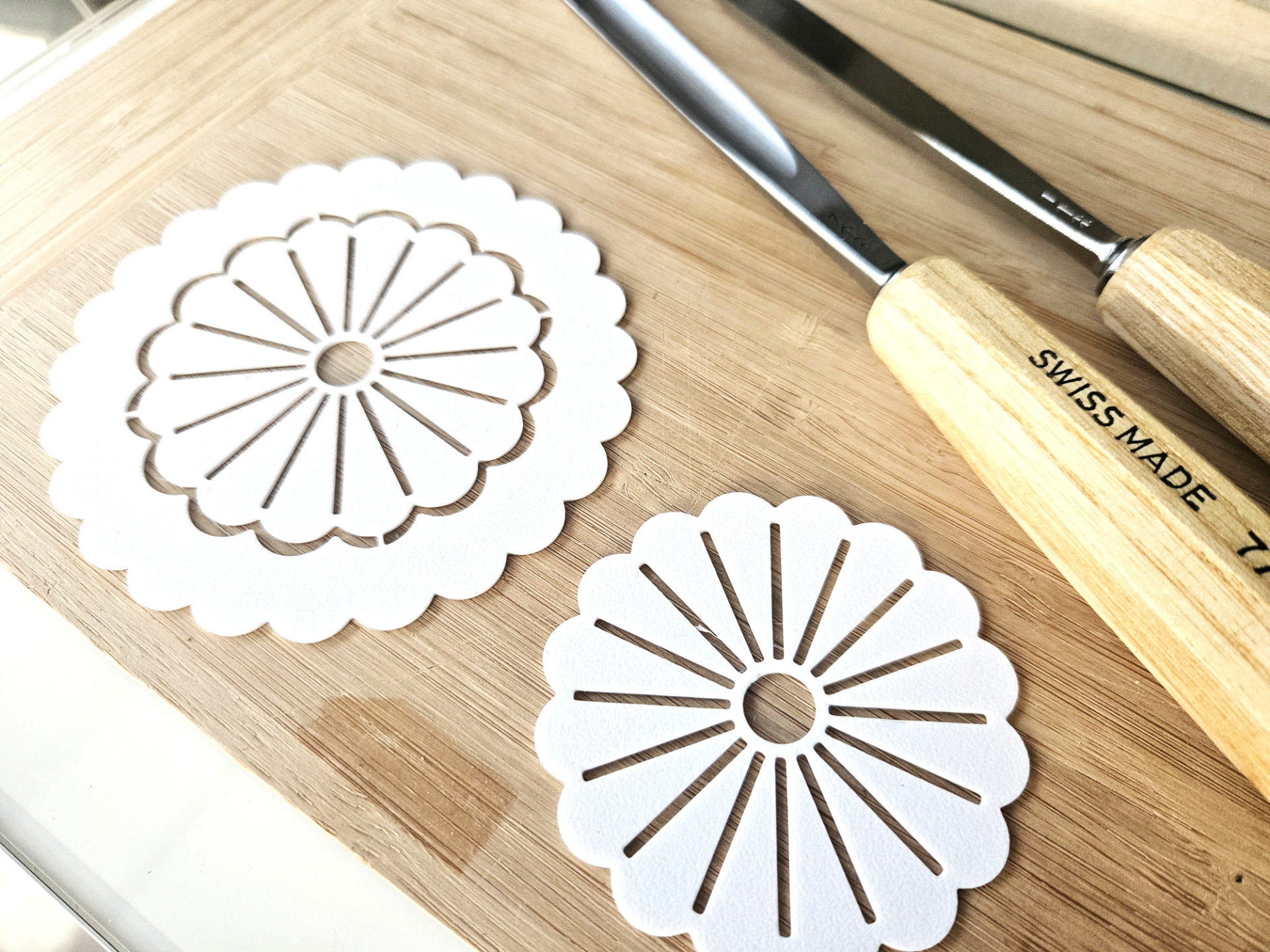 Daisy Flower - Wood Carving Templates/Patterns